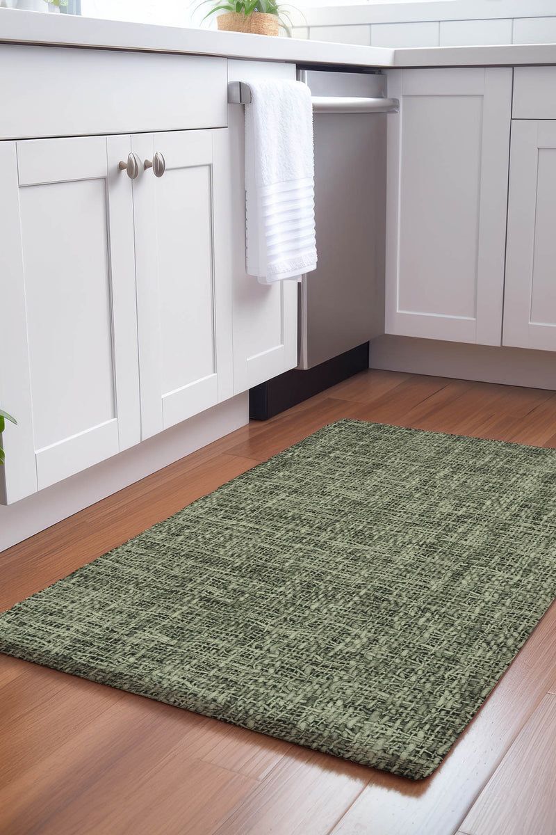 Voyage VY1 Olive 9' x 12' Rug image number 2