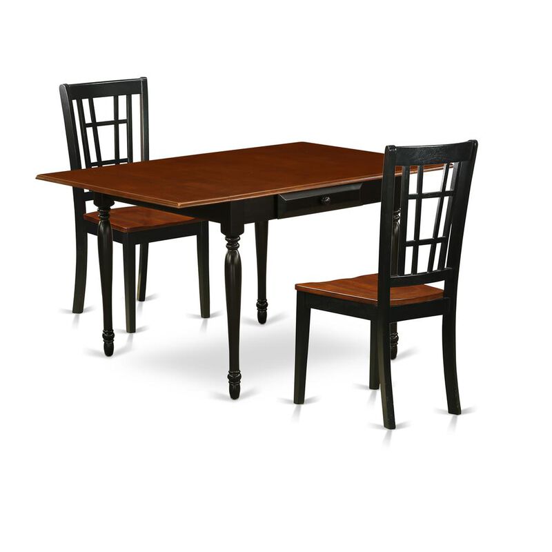 Dining Room Set Black & Cherry
