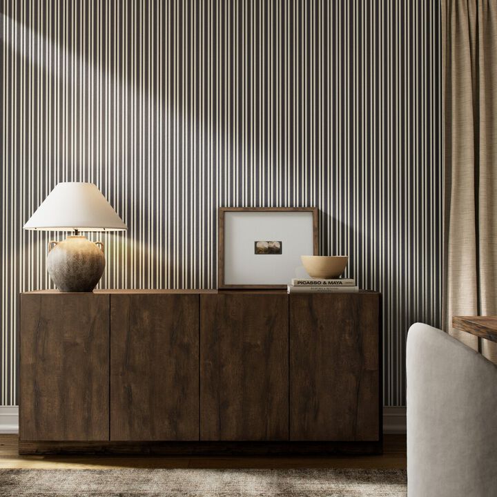 Multi Stripe Wallpaper by Getty Images	 - Multi Stripe Black I