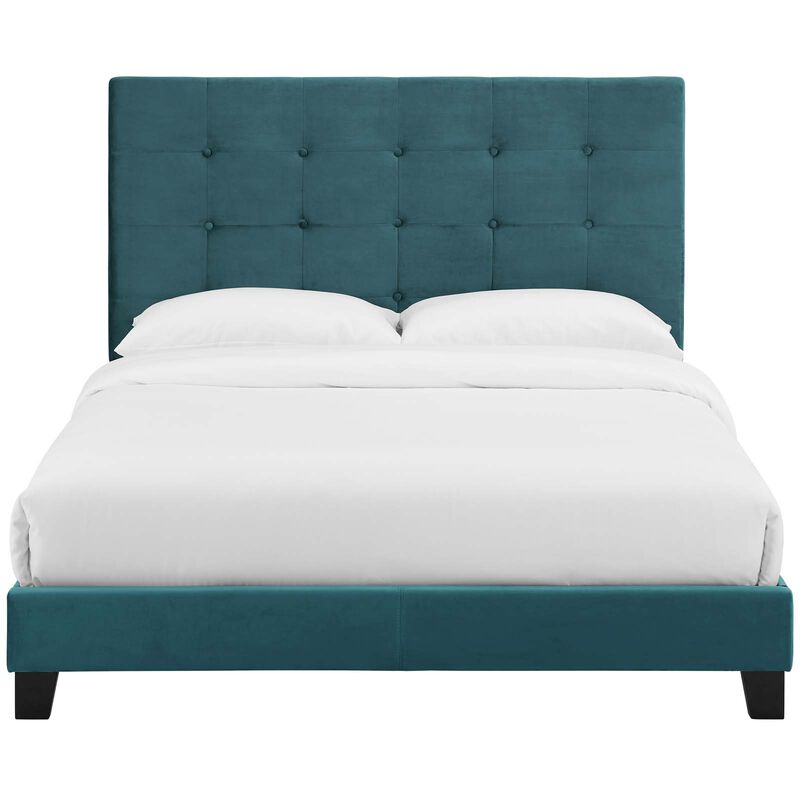 Modway - Melanie Full Tufted Button Upholstered Performance Velvet Platform Bed image number 4