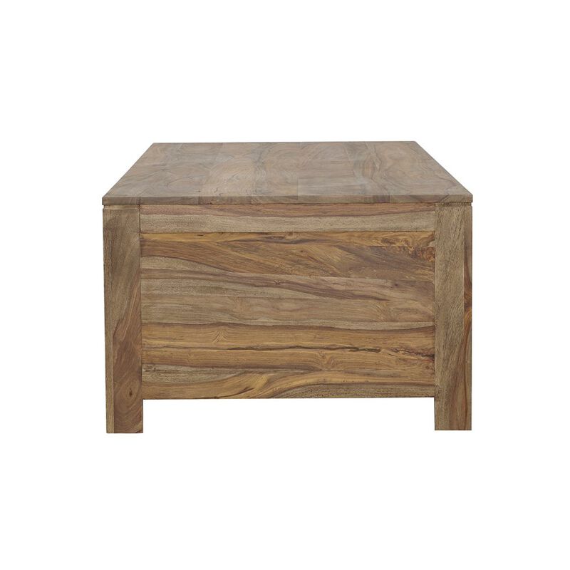 Coaster Co. of America Esther 6-drawer Solid Wood Coffee Table Natural Sheesham