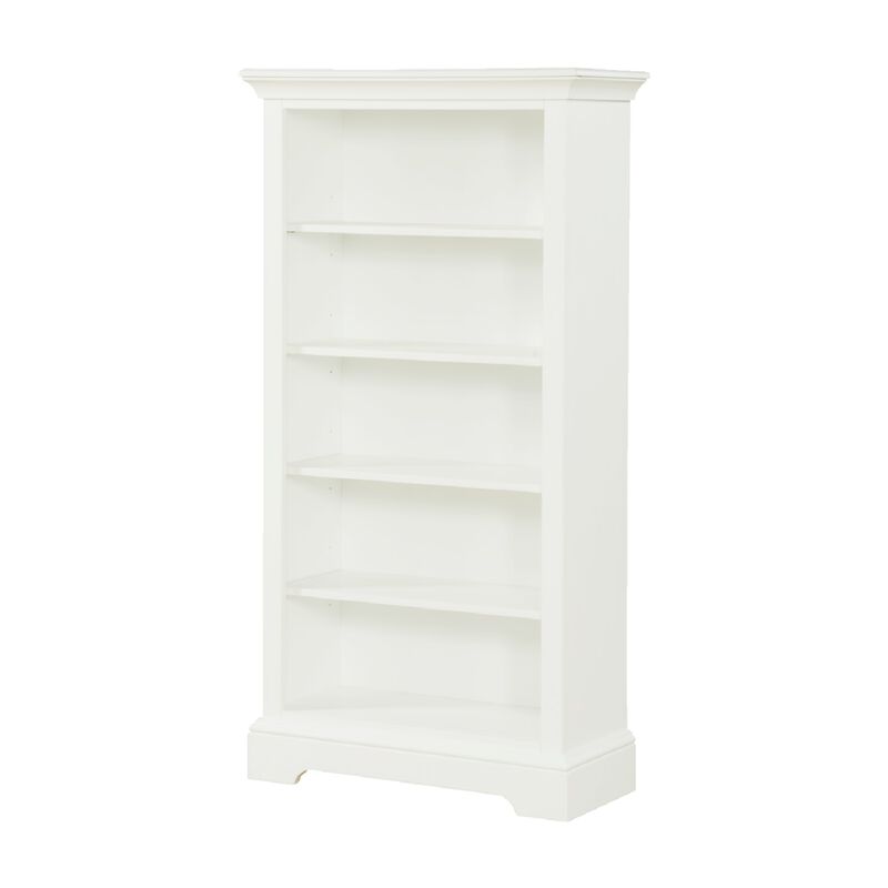 Tamarack Open Bookcase in White