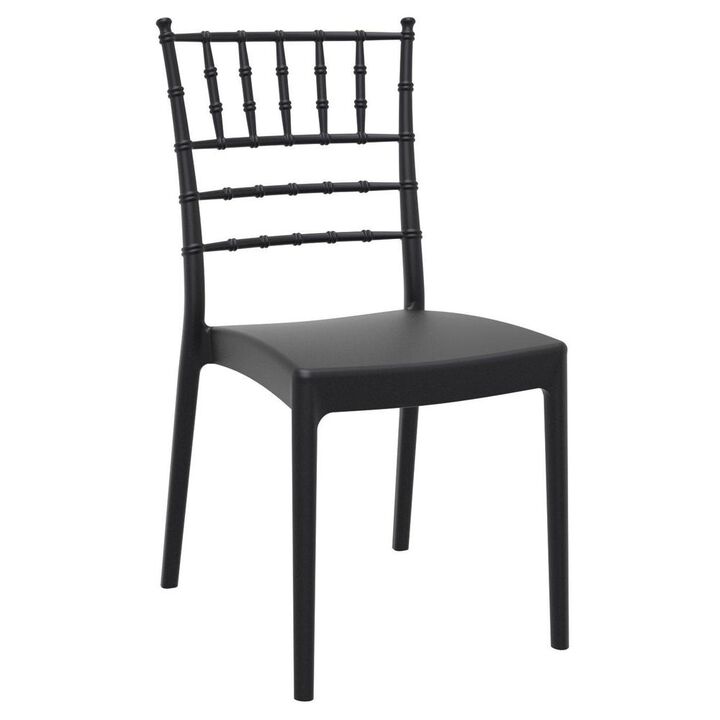 Belen Kox Outdoor Dining Chair, Set of 2, Black, Belen Kox