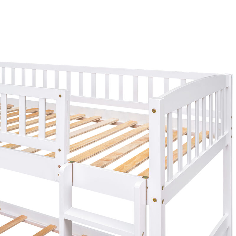 Merax Bunk Bed with 2 Drawers and Slide