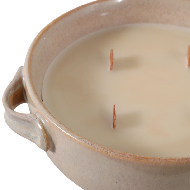8" 14 Oz Coffee Candle, Brown image number 5
