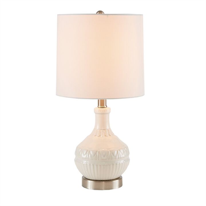 Gracie Mills Melina Boho Ceramic Table Lamp