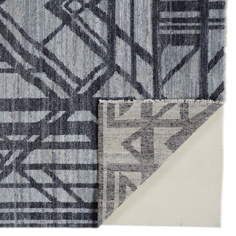 HomeRoots Wool Geometric Hand Knotted Area Rug image number 3