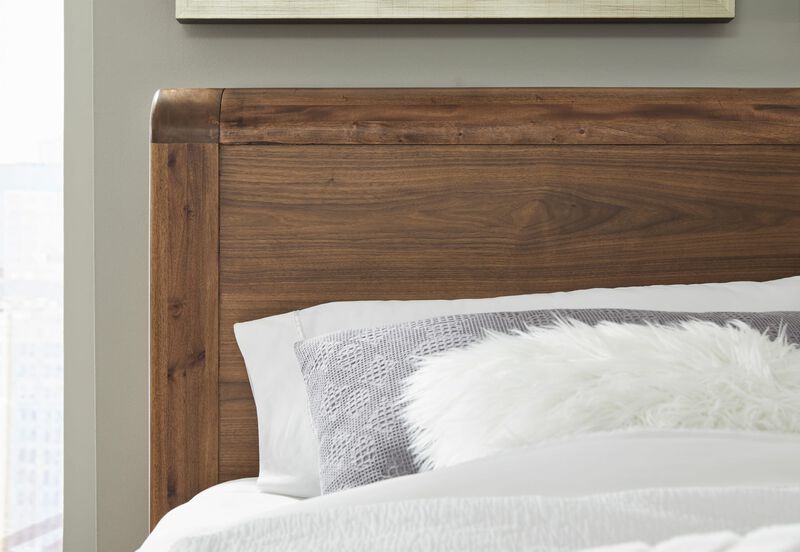 Totes Platform Bed in English Walnut
