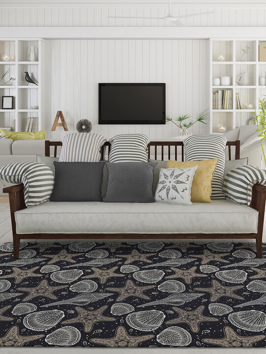 Seabreeze SZ4 Black 8' x 10' Rug