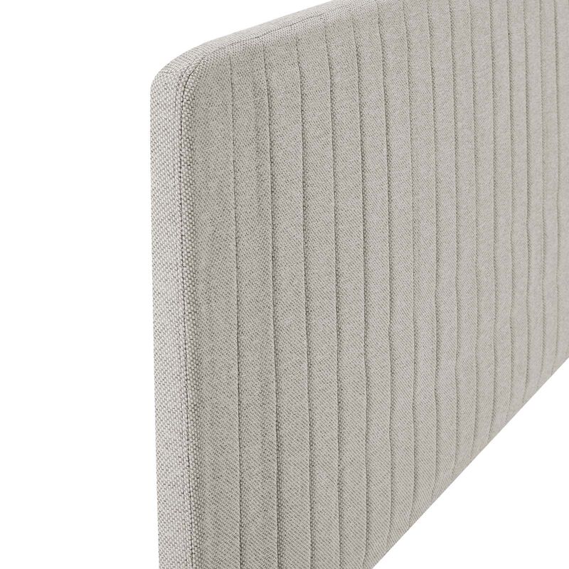 Modway - Milenna Channel Tufted Upholstered Fabric Full/Queen Headboard