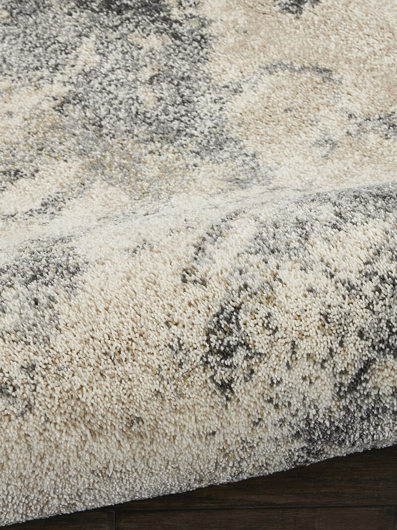 Fusion FSS16 Cream/Gray 9'6" x 13' Rug