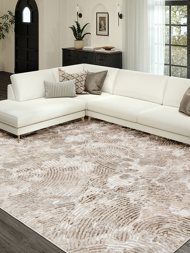 Rhodes RR5 Taupe 5'1" x 7'5" Rug
