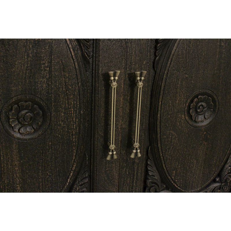 Alex Hamilton Athena 4-Door Sideboard in Antique Black image number 1