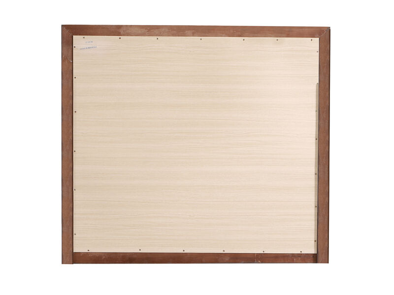 Marilla 35 in. x 39 in. Modern Rectangle Framed Dresser Mirror