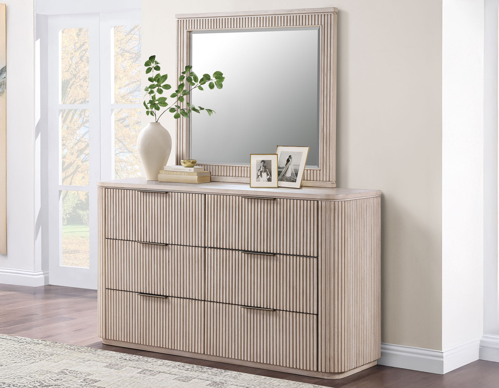 Henry 6-Drawer Dresser and Mirror | Mathis Home