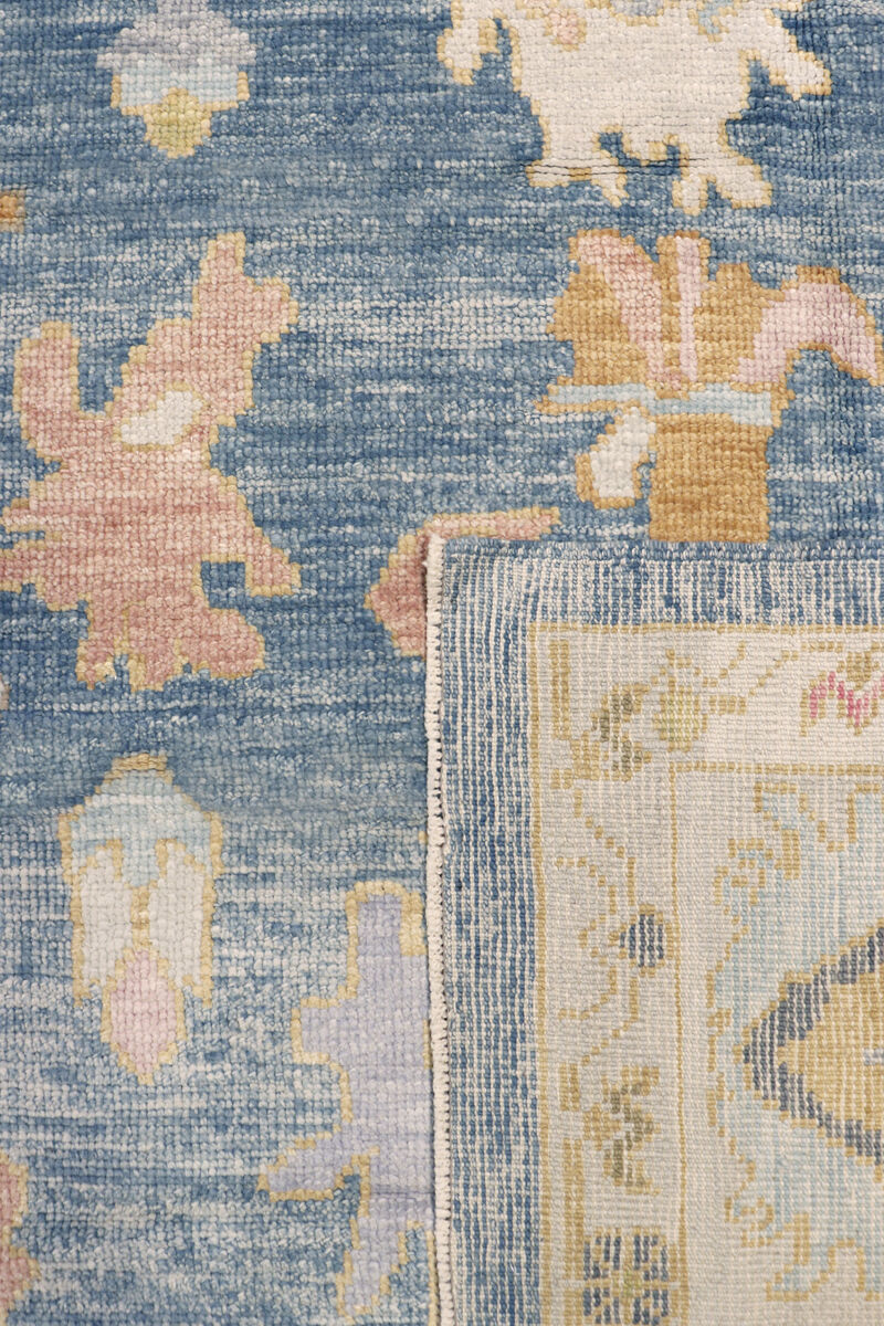 Pasargad Home Oushak Hand-Knotted Wool Area Rug- 9'10" X 13' 1" image number 3