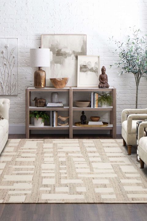 Forsyth Park Ardsley Place Ivory Natural 5'3" x 7'10" Rug