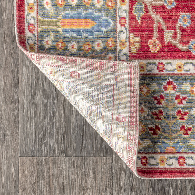 India Flower and Vine Area Rug