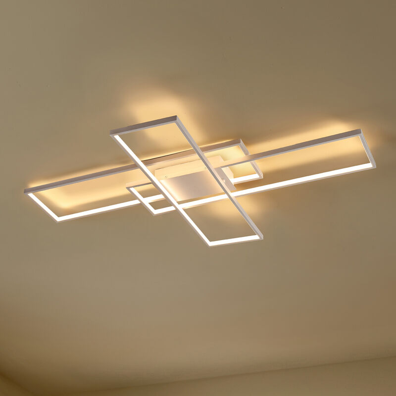 Palco Contemporary Minimalist Metal Adjustable Dimmable Geometric Integrated LED Flush Mount