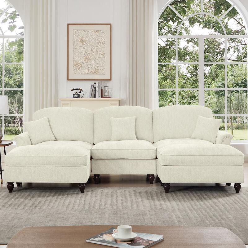 Tugweb U Shape Sectional Sofa image number 2