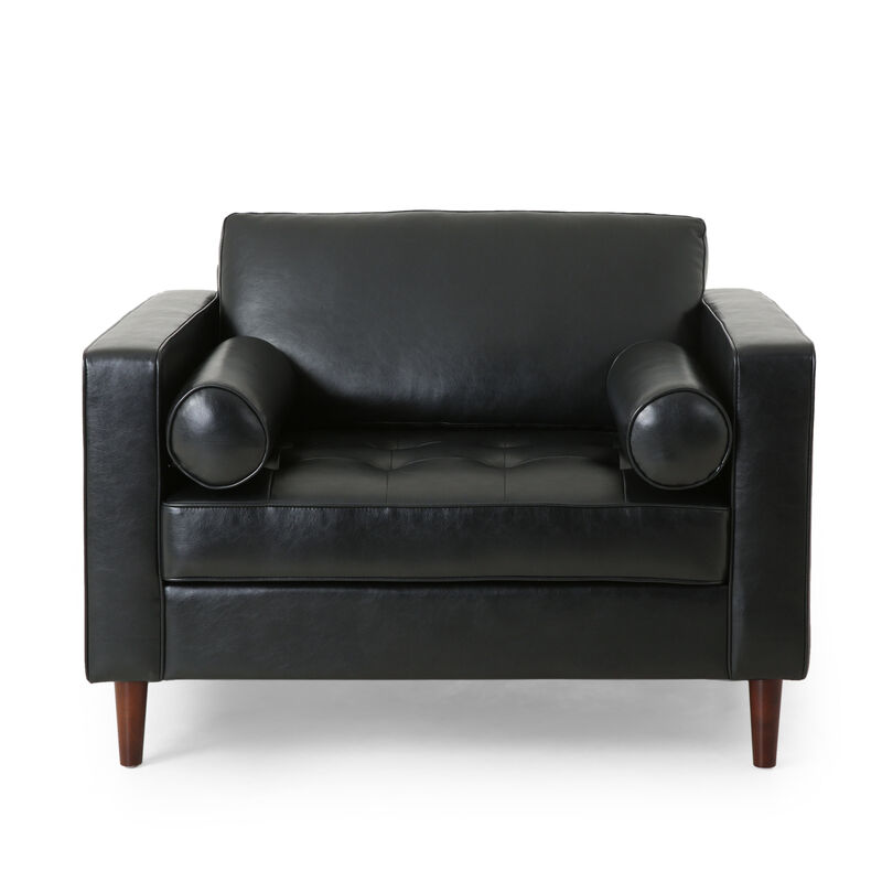 Merax Modern Wide Seat Single Sofa Accent Chair