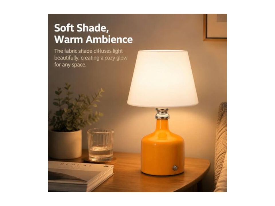 Rechargeable Cordless Dimmable Modern Desk Lamp For Bedroom Bedside Desk 5000mAh