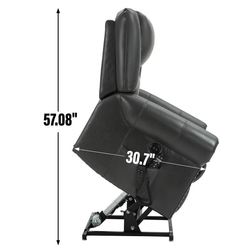 Streamdale Dual Motor Power Lift Recliner Chair with Heat Massage image number 2
