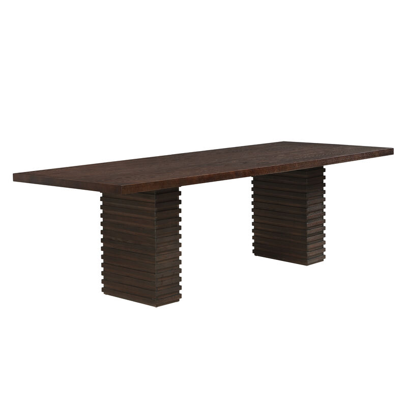 Merax Modern Industrial Dining Table image number 0