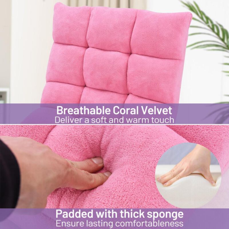 Hivvago 14-Position Adjustable Cushioned Floor Chair