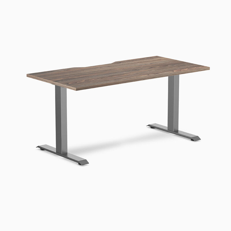 Desky Zero Scalloped Laminate Office Desk image number 0