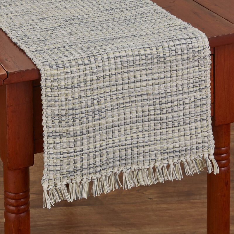 Park Designs Beige Basketweave Table Runner 36"L image number 1