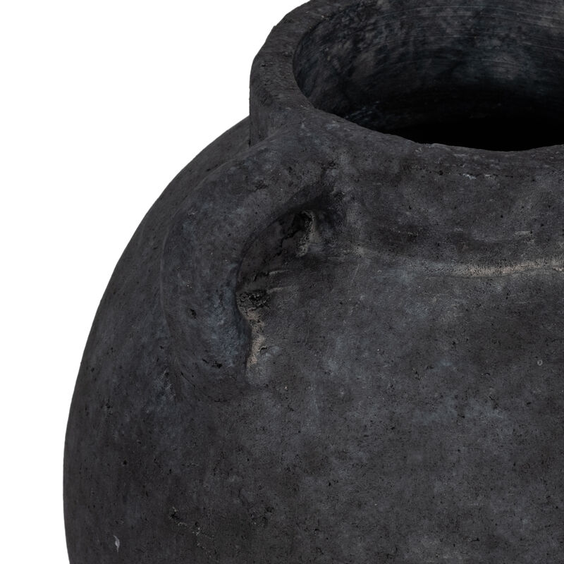10" Bulbous Jug With Handle, Black image number 4