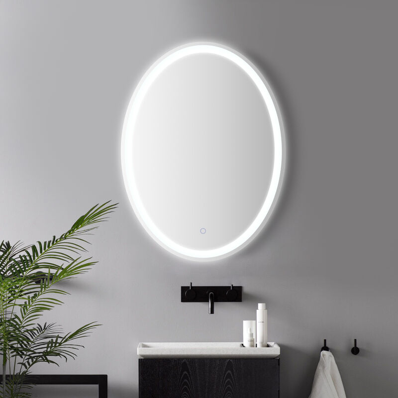 Dane 32W x 2H Small Antifog Front/Back-Lit Tri-Color Bathroom Vanity Mirror with Smart Touch