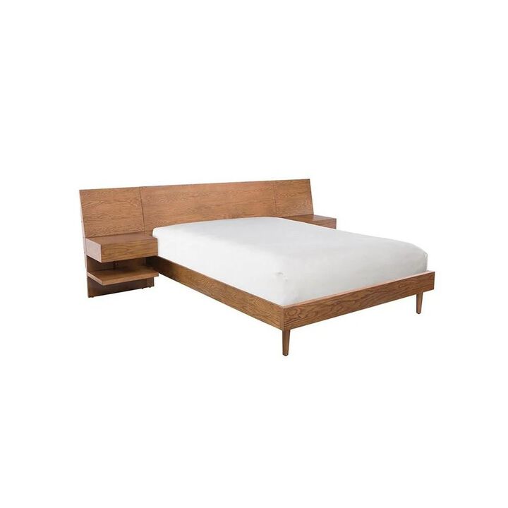 INK+IVY Bed with 2 Nightstands