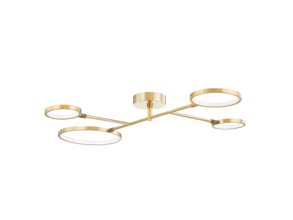 Saturn Semi Flush Mount Light
