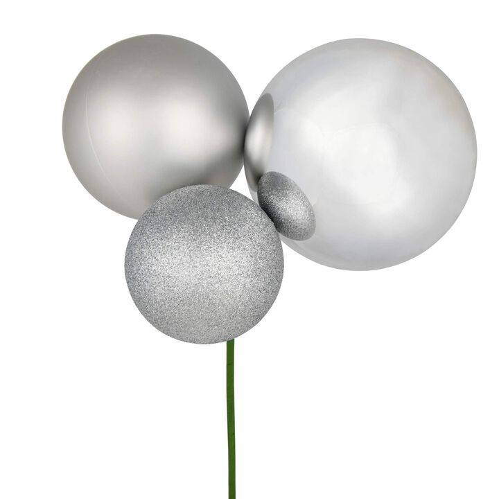 Vickerman Silver Ornament Pick