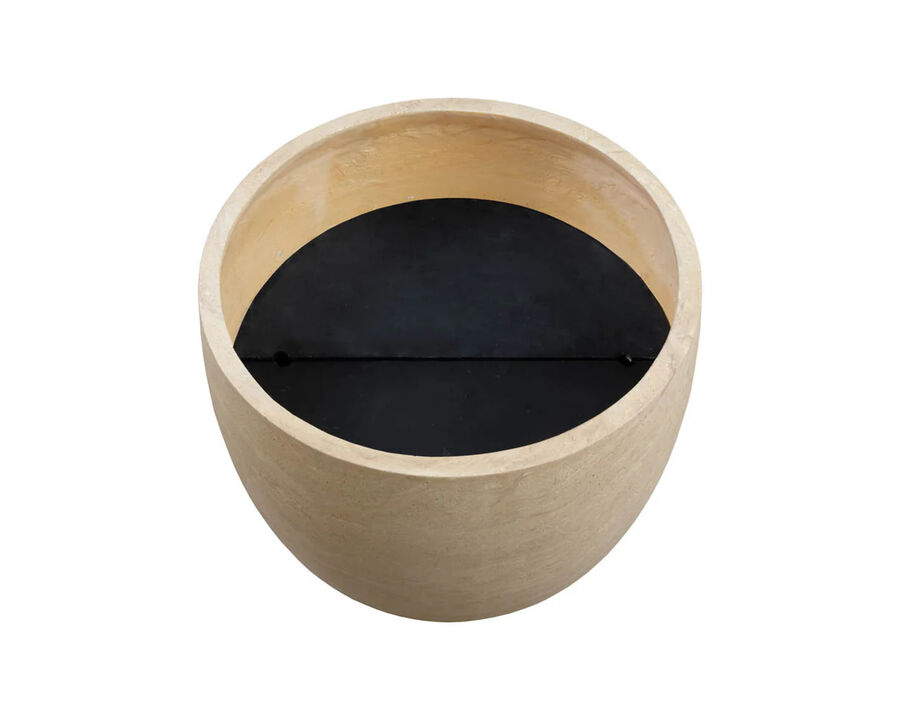Aster Large Travertine Look Planter