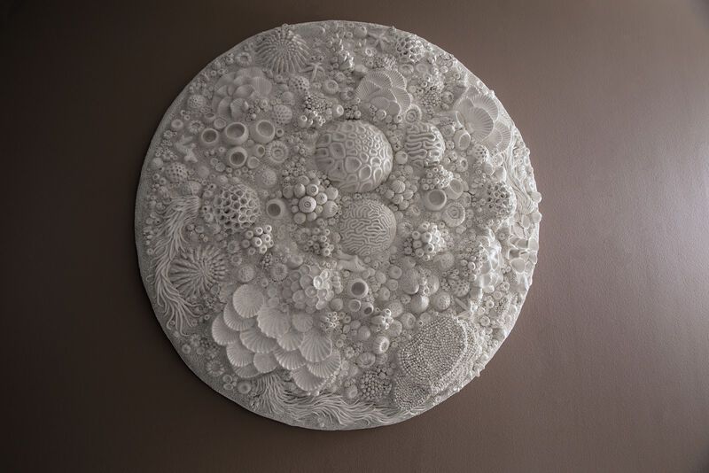Coral Reef Round Wall Art