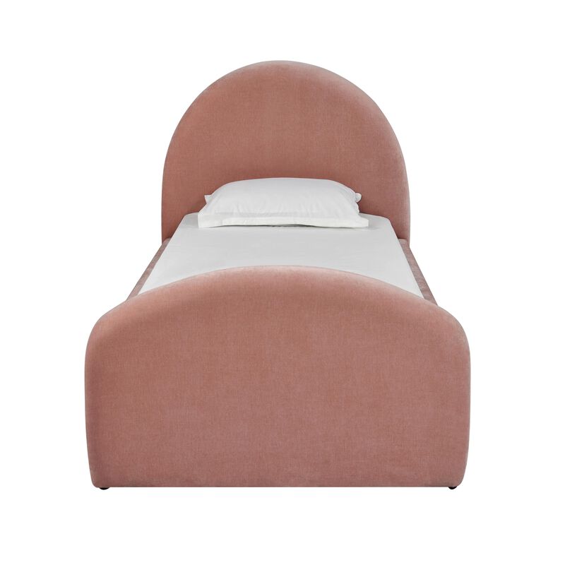 Moon Boucle Twin Trundle Bed image number 3