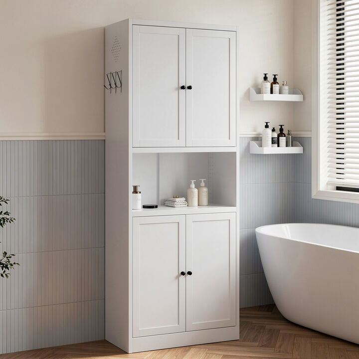 Tintfo Steel Pantry Storage Cabinet