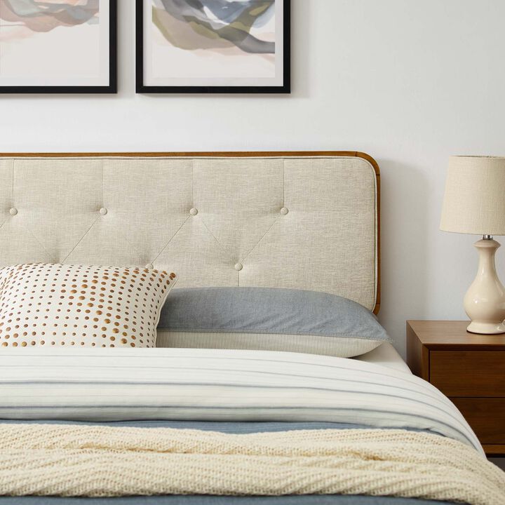 Modway - Bridgette Full Wood Platform Bed with Splayed Legs