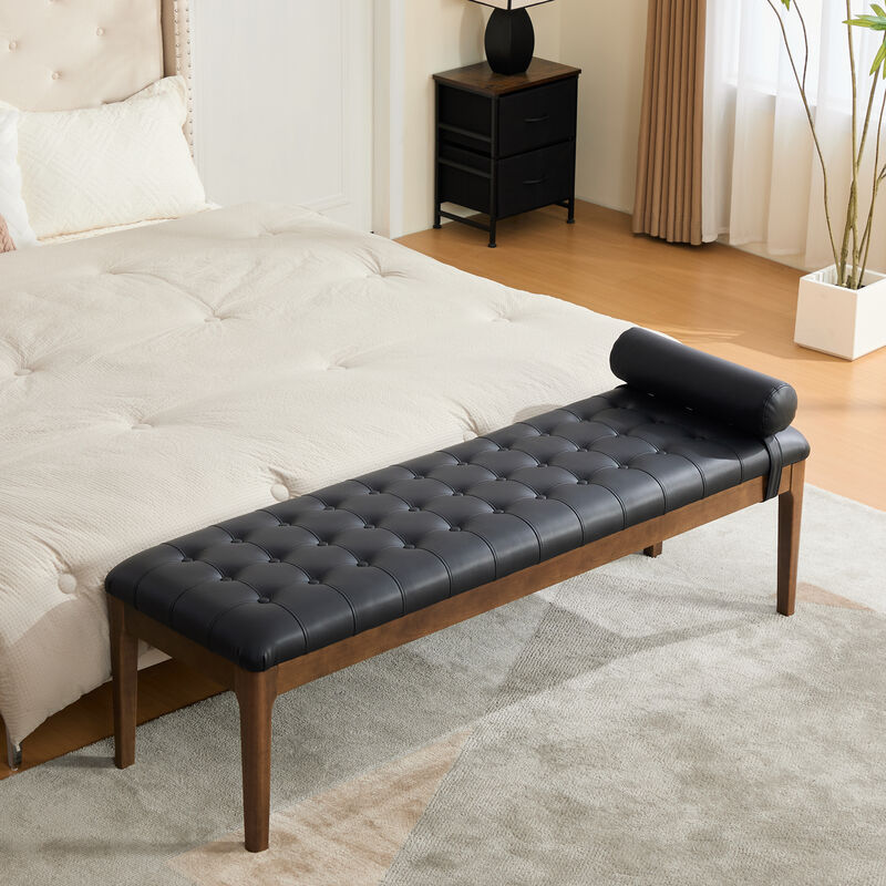 Tumlex Faux Leather Bed Bench image number 2