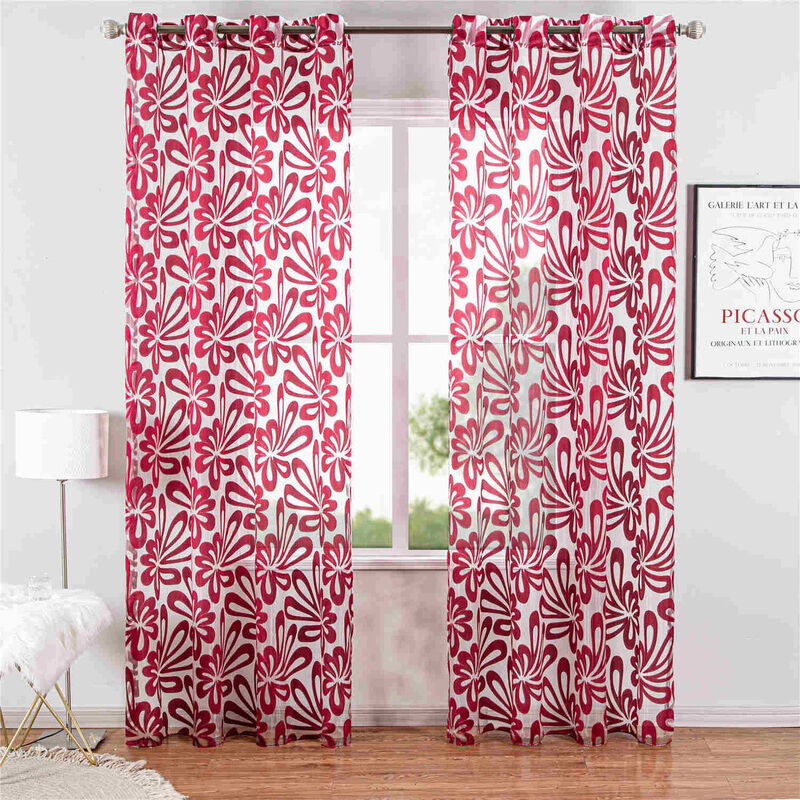 Dolce Mela Sheer Curtains Panel