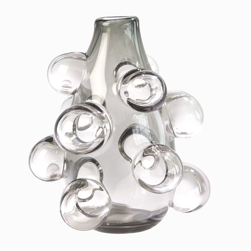 Bubbled Vase Large Grey