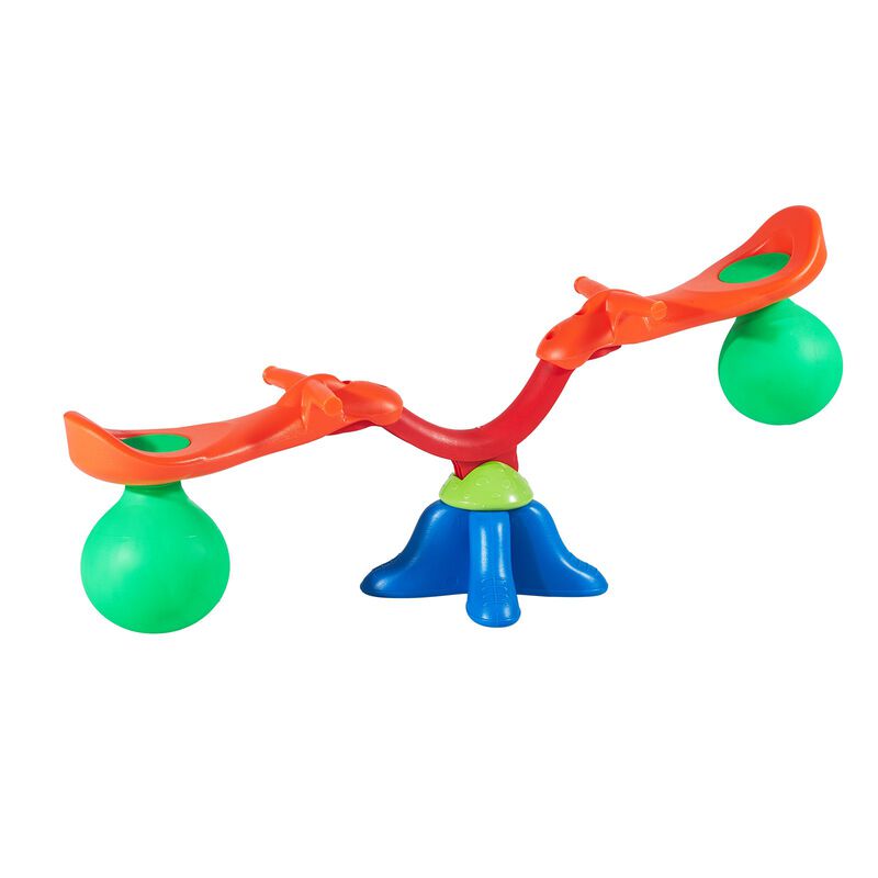 Outdoor Kids Seesaw Sit & Spin, Swiveling Teeter Totter with Handles, Ages 3+ image number 9