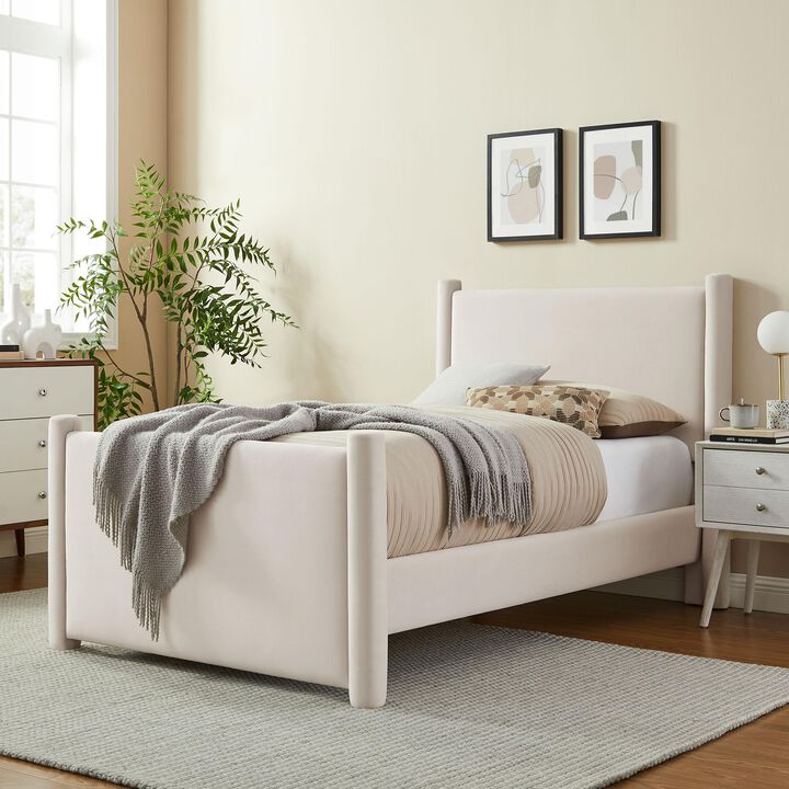 Modway Rael Performance Velvet Twin Platform Bed