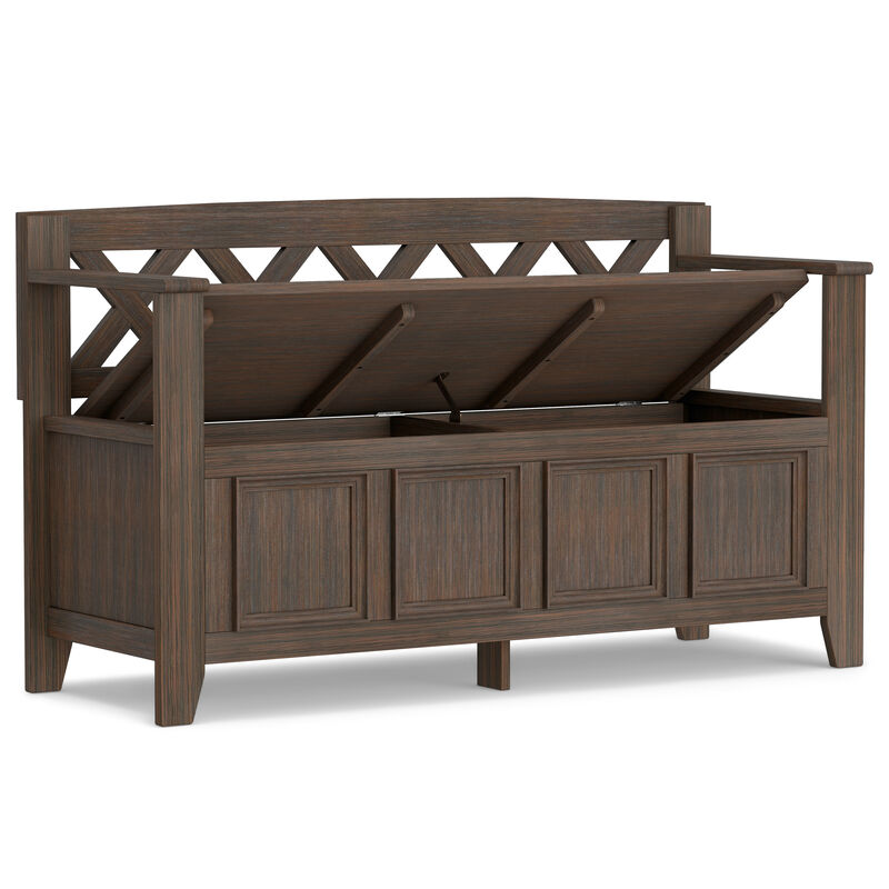 Simpli Home Amherst Entryway Storage Bench image number 3