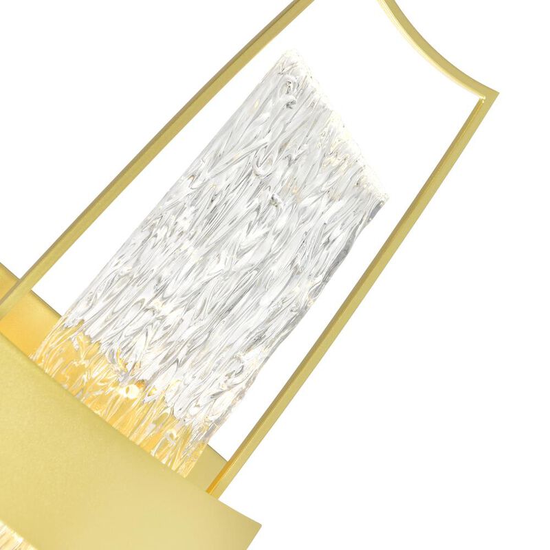 Guadiana Integrated LED Satin Gold Wall Light