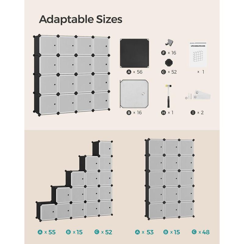 Cube Storage Organizer for Versatile and Efficient Home Organization