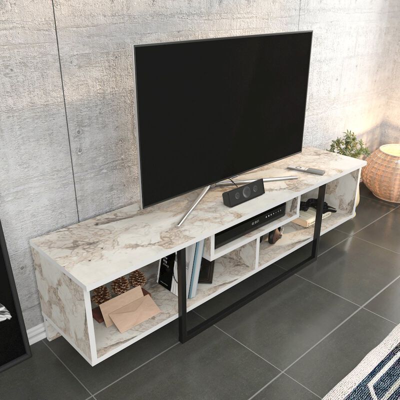 Decorotika Asal 59 Tv Stand - Ephesus Black